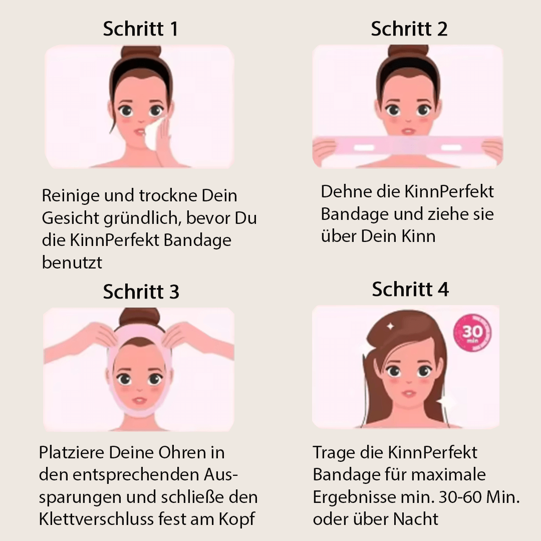 KinnPerfekt - Deine Bandage für eine ästhetische Gesichtsform